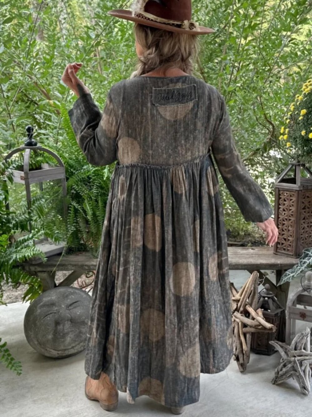 Jaded Gypsy Glimpse of the Moon Duster, Moon Grey OSFM